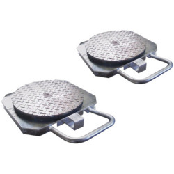 TRUCK TURNTABLES SET OF 2 HEAVY DUTY
