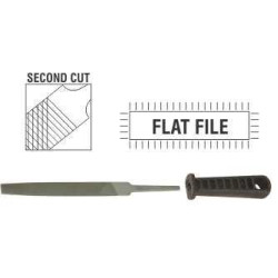 FILE AFILE FLAT 2ND CUT 200MM P/P