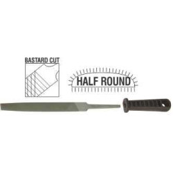 FILE AFILE HALF ROUND BASTARD 200MM P/P