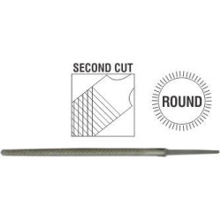FILE AFILE ROUND 2ND CUT 250MM P/P
