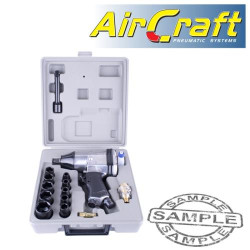 AIR IMPACT WRENCH 1/2```` 17 PIECE KIT SINGLE HAMMER