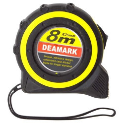 DEAMARK METRIC TAPE 8M X 25MM SA-TAP008A 10p/ BOX