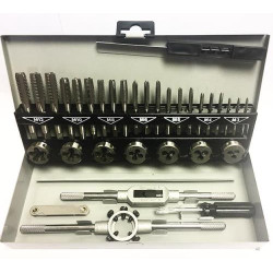 KRAFFT TAP and DIE SET 32PCE 3-12MM DIN32 TUNG.ALLOY
