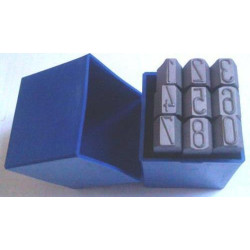 GARVIN NUMBER PUNCH SET 1.5MM