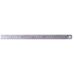 GARVIN STEEL RULE WITH CONVERSION TABLE 600MM/24 (