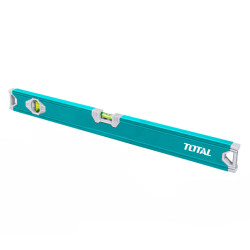 TOTAL ALUMINIUM SPIRIT LEVEL 60CM 2 VIALS ALUMINIUM THICKNE