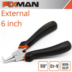 FIXMAN EXTERNAL CIRCLIP PLIERS 6````/145MM 90 DEG