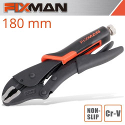 FIXMAN CURVED JAW LOCK GRIP PLIERS 7````/180MM