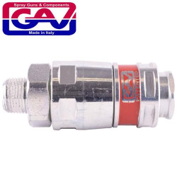 AIRBLOCK SECURITY MAGNUM COUPLER 3/8````MALE TWO STAGE