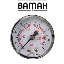 PRESSURE GAUGE 1/4````REAR 50MM D5014R16