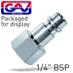 CONNECTOR GERMAN 1/4````FEM. 2 PACKAGED
