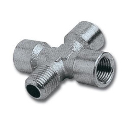 4-WAY CONNECTOR 1/4````3F/1M PACKAGED