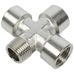 4-WAY CONNECTOR 1/2````3F/1M PACKAGED