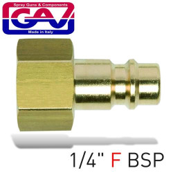 CONNECTOR BRASS 1/4````F