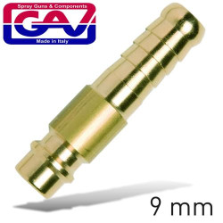 CONNECTOR BRASS 8MM