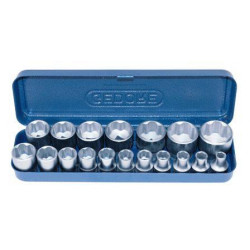 SOCKET GEDORE SET BHX 1/2 D19MK