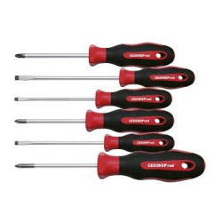 S/DRIVER SET GED RED PH+SL 6PCE 2CHANDLE