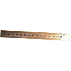 GROZ RULER STAINLESS STEEL 150MM SR150