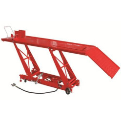 MOTORCYCLE LIFT 450KG PNEUMATIC AND FOOT OPERATED