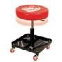 MECHANICS CHAIR 4 WHEELS SQUARE BASE ROUND SEAT