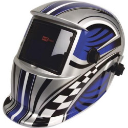 HELMET MAT AUTO-DARK GRIND OPT BLUE