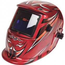 HELMET MAT AUTO-DARK GRIND OPT RED