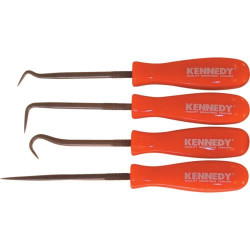 KENNEDY MINI PICK HOOK SET 4 PCE