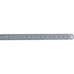 KENNEDY 150MM FLEXIBLE RUSTLESS RULE ROUND END