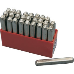 KENNEDY 2.5MM SET OF 27 LETTERPUNCHES