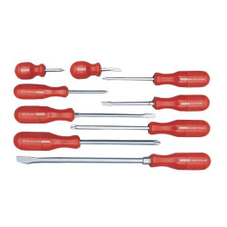 KENNEDY 8 PCE ENGINEERS HI GRIP SCREWDRIVER SET