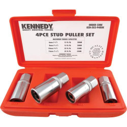 KENNEDY 4PC STUD PULLER SET 6 12MM