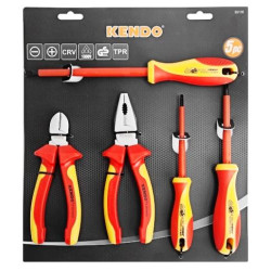 KENDO VDE SET 5PC 2XPLIERS+3XS/DRIVERS