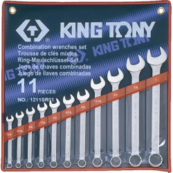 11PC.COMBINATION WRENCH SET SAE - 1/4 - 1