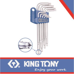 9PC.EXTRA LONG ARM BALL END TORX WRENCH SET T10-T50