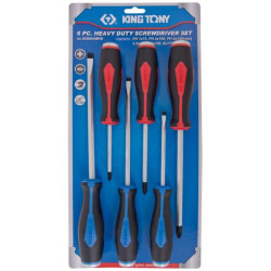 SCREWDRIVER SET HEX SHANK HEAVY DUTY 6PC