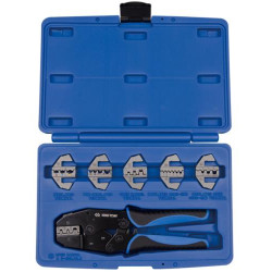 PLIER CRIMPER SET 7PC INTERCHANGEABLE