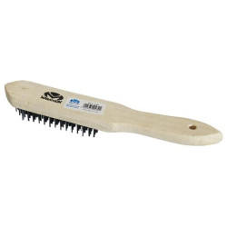 STEEL WIRE BRUSH - WOODEN HANDLE