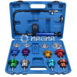 RADIATOR PRESSURE TESTER 14 PC WITH CLIP ON & SCREW ADAPTORS