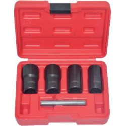 TWIST SOCKET SET 1/2 DRIVE 17, 19, 21 & 22MM