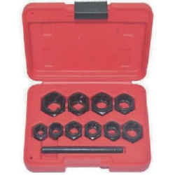 DAMAGED NUT EXTRACTOR SET 11 PCS (LOW PROFILE)
