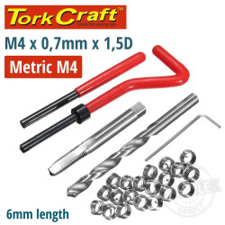 THREAD REPAIR KIT 29PC M4 X 0.7 X 1.5D INTERNAL THREAD CA