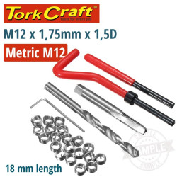 THREAD REPAIR KIT 14PC M12 X 1.75 X 1.5D INTERNAL THREAD C