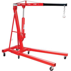 2TON ENGINE CRANE FOLDABLE WITH 6 WHEELS