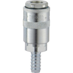 AIRLINE QUICK COUPLER 10MM HOSE BARB, MAX - 14BAR, FLOW -