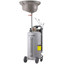 OIL EVACUATOR / DRAIN 70L LARGE FUNNEL ON WHEELS