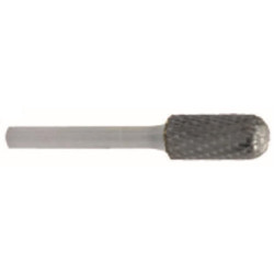 METRIC SIZE CARBIDE ROTARY BURR SHAPE C 10X20X65X6MM