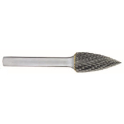 CARBIDE ROTARY BURR TREE SHAPE POINT END G HEAD DIA. 12MMX25