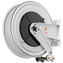 HOSE REEL ONLY ENCLOSED OIL 12M X 1/2 FIXED MOUNT
