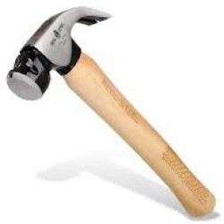 HAMMER CLAW CURVED 450G 16OZ HICK. WOOD HANDLE