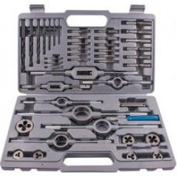TAP AND DIE SET 44PCE 3-12MM HSS IN METAL CASE